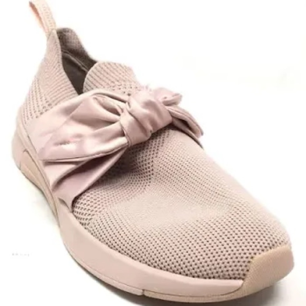 Pink Bow Slip-On Tennis Shoes | Mark Nanson Los Angeles